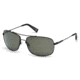 Timberland TB9010 Sunglasses - Matte Black Frame Color, Smoke Lens Color