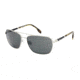 Timberland TB9040 Sunglasses - Shiny Light Nickeltin Frame Color, Smoke Polarized Lens Color