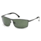 Timberland TB9043 Sunglasses - Matte Gun Metal Frame Color, Green Lens Color