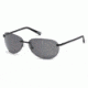 Timberland TB9117 Sunglasses - Matte Black Frame Color, Smoke Lens Color