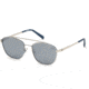 Timberland TB9168 Sunglasses - Shiny Light Nickeltin Frame Color, Smoke Polarized Lens Color