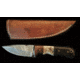 Titan Damascus Fixed Blade Knife 7in TD-099, TDK-99