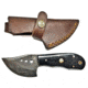 Titan Damascus Stainless Steel Knife 6.2in w/ Bull Horn Handle TD-029, TDK-29