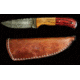 Titan Damascus Steel Fixed Knife 6in TD-089, TDK-89