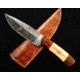EDEMO Titan Damascus Steel Fixed Knife 8.6in, TD-087, EDEMO1