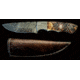Titan Damascus Steel Fixed Knife 8.6in TD-092, TDK-92