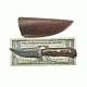Titan Damascus Steel Skinning Knife, Mini Old Timer(Mini Sharp Finger)/Rosewood Grip by Titan TD-178, 3.1in TD-178