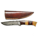 Titan Hand Forged Damascus Camping 8.3in Knife TD-192, TDK-192