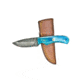 Titan International Knives Damascus 4in Drop Point Handmade Fixed Blade Knife, 8 inch, TDK-232