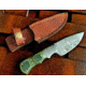 Titan International Knives Damascus 8.5in Custom Handmade Forged Steel Hunting Bowie Knife, 8 inch, TDK-248