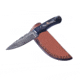 Titan International Knives Damascus Dyed Bone Handle Fixed Blade Hunting Knife, 8 inch, TDK-213