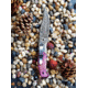 Titan International Knives Damascus Titan Classico Viola-Raindrop Folding Knife, 4.5 inch, TF-002