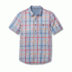 Toad&amp;Co Cuba Libre Men's Short Sleeve Popover Shirt, Bright Indigo, Large T2222800-402-L