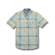 Toad&amp;Co Cuba Libre Men's Short Sleeve Popover Shirt, Azores, Large T2222800-458-L