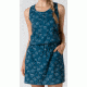 Toad&amp;Co Gemma Dress - Women's-Inky Teal Print-Large