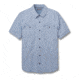 Toad&amp;Co Harris Men's Short Sleeve Slim Shirt, Weathered Blue, Large T2222803-462-L