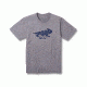 Toad&amp;Co Imbedded Toad Mens Short Sleeve Tee Shirt, Gray Heather, Extra Large, T2002814-040-XL