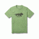 Toad&amp;Co Imbedded Toad Mens Short Sleeve Tee Shirt, Iguana Heather, Extra Large, T2002814-384-XL