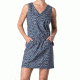 Toad&amp;Co Liv Dress - Women's-Deep Navy Flag Print-Medium
