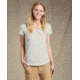 Toad&amp;Co Marley Short Sleeve Tee - Womens, Egret Mini Stripe, Large, T1012122-084-L