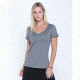 Toad&amp;Co Marley Womens Short Sleeve Tee, Smoke Lean Stripe, Extra Small T1012122-015-XS