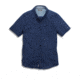 Toad&amp;Co Mattock Men's Short Sleeve Slim Shirt, Medium Indigo Solid, Large T2222805-922-L