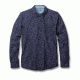 Toad&amp;Co Mattock Mens Long Sleeve Slim Shirt, Indigo Mini Floral Print, Large T2252806-911-L