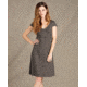 Toad&amp;Co Rosemarie Dress - Womens, Cocoa Stripe Print, Medium, T1772811-224-M