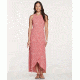 Toad&amp;Co Sunkissed Maxi Dress, Rhubarb Batik Floral Print, Extra Small T1792702-615-XS
