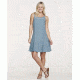 Toad&amp;Co Windsong Strappy Dress, Deepwater Diamond Print, Large T1792802-444-L