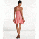 Toad&amp;Co Windsong Strappy Dress, Guava Diamond Print, Large T1792802-653-L