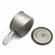 TOAKS LIGHT Titanium 700ml Pot, Grey, POT-700-D115-L