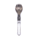 TOAKS Titanium Folding SS Handle Spork, Small, Grey, SLV-16