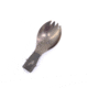 TOAKS Titanium Folding SS Handle Spork, Small, Grey, SLV-16