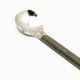 TOAKS Titanium Long Spoon w/Polished Bowl, Grey, SLV-11