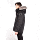Toboggan Canada Nicky Mid Length Parka, Mens, BLACK/ SILVER, Extra Large, NICKY-BLACK/ SILVER-XL