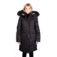 Toboggan Canada Sienna Long Length Down Jacket, Womens, BLACK/ BLACK, Large, SIENNA-BLACK/ BLACK-L