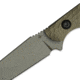 Toor Knives Anaconda Fixed Blade Knife, 3.75in, CPM S35VN, G10 Handle, Ranger Green, Anaconda-Ranger Green