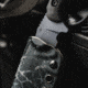 Toor Knives Apnea Fixed Blade Knife, 4.25in, CPM Cru-Wear, Drop Point Blade, SureTouch G10 Handle, Abyss, Black/Abyss, Apnea - Abyss