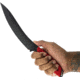 Toor Knives Cardiff Fixed Blade Knife, 8in, Steel CPM 154, G10, Snapper Red, Cardiff-Snapper-Red