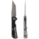 Toor Knives Chasm FL154T Folding Knife, 3.25in, Steel CPM 154, 6AL-4V Titanium, Black, Chasm-FL154T-Black