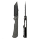 Toor Knives Chasm XLT Folding Blade Knife, 3.25in, CPM 154, 6AL-4V Titanium Handle, Stealth, Chasm-XLT-Stealth