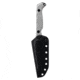 Toor Knives Darter T Fixed Blade Knife, 4.25 in, CPM-M4, Tanto, G10, Disruptive Grey, Black Tru Hide, Darter T - Disruptive Grey