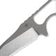 Toor Knives Jank Shank Fixed Blade Knife, 3in, CPM 35VN, Steel Handle, Slate, Jank Shank-Slate