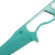 Toor Knives Jank Shank Fixed Blade Knife, 3in, CPM 35VN, Steel Handle, Teal, Jank Shank-Teal