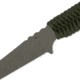 Toor Knives Kingpin Fixed Blade Knife, 4in, CPM 3V, Paracord Handle, Ranger Green, Kingpin-Ranger Green
