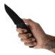 Toor Knives Mullet Fixed Blade Knife, 4in, CPM 154, G10 Handle, Shadow Black, Mullet-Shadow Black
