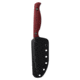 Toor Knives Mutiny Fixed Blade Knife, 4.0 in, CPM 154, Aluminum 7075, Rum Red, Mutiny-Rum Red