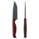 Toor Knives Mutiny Fixed Blade Knife, 4.0 in, CPM 154, Aluminum 7075, Rum Red, Mutiny-Rum Red