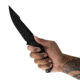 Toor Knives Raven Fixed Blade Knife, 5.5 in CPM 3V Blade, G10 Carbon Handle, Raven-Carbon